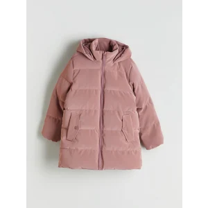 LCW Kids Pembe Kapüşonlu Kız Çocuk Mont