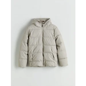 LCW Kids Bej Kapüşonlu Erkek Çocuk Şişme Mont