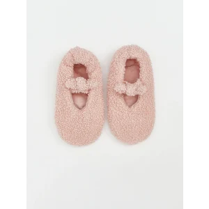 LCW Kids Pembe Kaydırmaz Tabanlı Kız Çocuk Ev Çorabı