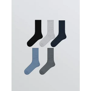 LCW Kids Karışık Basic Erkek Çocuk Soket Çorap 5li