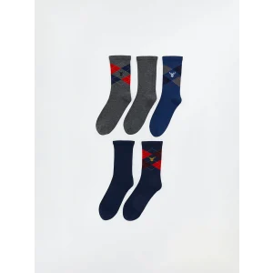 LCW Kids Karışık Desenli Erkek Çocuk Soket Çorap 5li