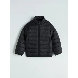 LCW Kids Siyah Dik Yaka Erkek Çocuk Şişme Mont