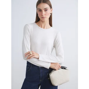 LCWAIKIKI Basic Bej Bisiklet Yaka Kadın Body