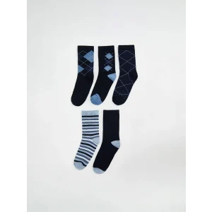 LCW Kids Karışık Desenli Erkek Çocuk Soket Çorap 5li