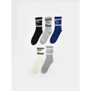 LCW Kids Karışık Desenli Erkek Çocuk Soket Çorap 5li