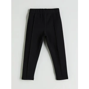 LCW Kids Siyah Beli Lastikli Kız Çocuk Basic Tayt