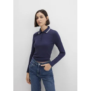 Mavi 1613836-80729 Çizgi Detaylı Lacivert Polo Tişört