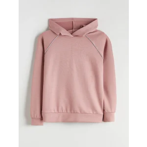 LCW Kids Pembe Kapüşonlu Kız Çocuk Sweatshirt