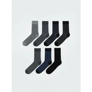 LCW ACCESSORIES Karışık Desenli Erkek Soket Çorap 7li