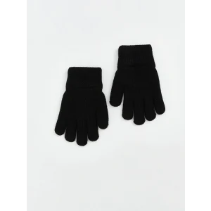 LCW ACCESSORIES Siyah Basic Erkek Çocuk Triko Eldiven