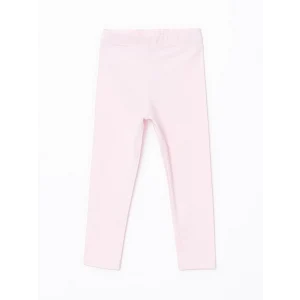 LCW Kids Pembe Beli Lastikli Basic Kız Çocuk Tayt
