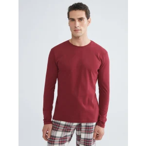 LC WAIKIKI Bordo Standart Kalıp Erkek Pijama Takımı