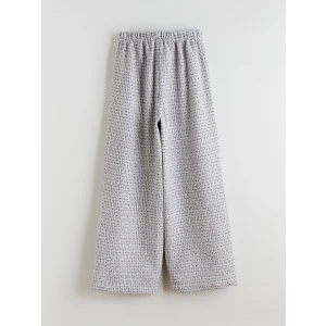 LCW Kids Gri Beli Lastikli Tüvit Kız Çocuk Pantolon