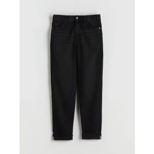 LCW Kids Siyah Regular Fit Erkek Çocuk Jean Pantolon