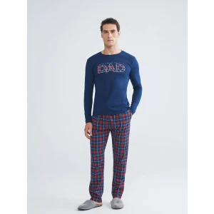 LC WAIKIKI Lacivert Standart Kalıp Erkek Pijama Takımı