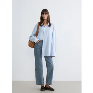 LCWAIKIKI Classic İndigo Wideleg Kadın Jean Pantolon