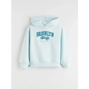 LCW Kids Mavi Kapüşonlu Kız Çocuk Sweatshirt