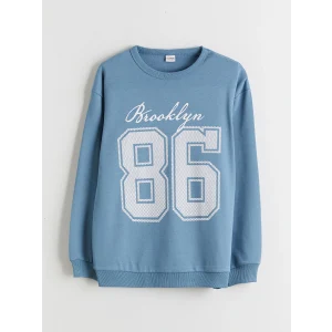 LCW Kids İndigo Bisiklet Yaka Erkek Çocuk Tişört