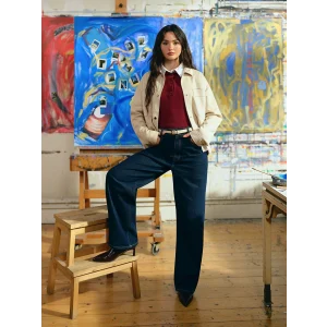 XSIDE İndigo Baggy Fit Kadın Jean Pantolon