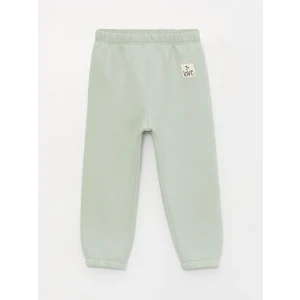 LCW baby Yeşil Beli Lastikli Basic Kız Bebek Eşofman Alt