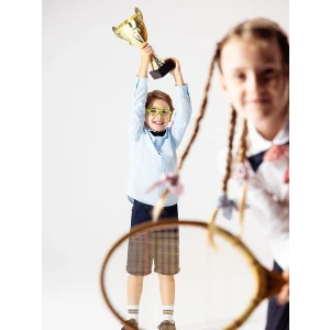 LCW Kids Mavi Basic Erkek Çocuk Poplin Gömlek