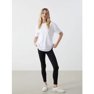 XSIDE Siyah Beli Lastikli Kadın Tayt