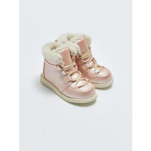 LCW STEPS Pembe Bağcıklı Fermuarlı Kız Bebek Bot