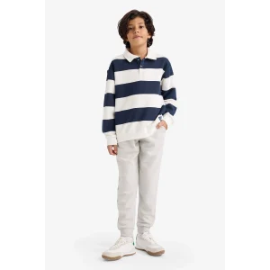 Defacto K8852A6GR94 Gri Erkek Çocuk Beli Lastikli Jogger Eşofman Altı