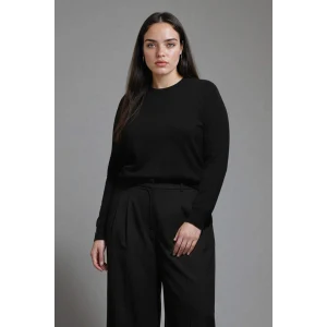 Defacto F7091AZBK27 Siyah Regular Fit Bisiklet Yaka Triko Kazak