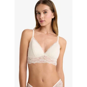 Defacto D7843AXWT46 Beyaz Pedli Dantelli Bralet Fall in Love