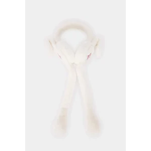 Defacto F4352A8ER100 Ekru Kız Çocuk Pelüş Kulaklık