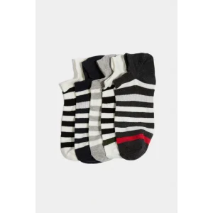 Defacto F5327AXKR1 Çok Renkli Erkek 5li Pamuklu Sneaker Çorap