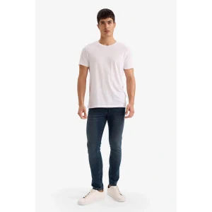 Defacto G3233AXNM41 Yeşil Pedro Slim Fit Dar Kalıp Normal Bel Dar Paça Jean Pantolon