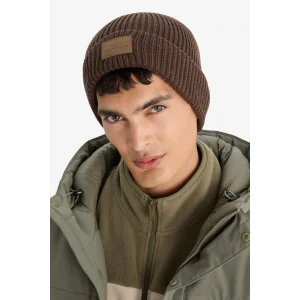 Defacto C7149AXBN258 Kahve Erkek Dokuma Etiketli Bere