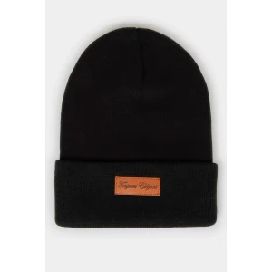 Defacto F3163AXBK26 Siyah Kadın Dokuma Etiketli Bere