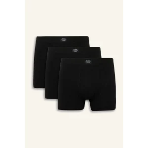 Defacto N4277AZBK27 Siyah Regular Fit 3lü Boxer