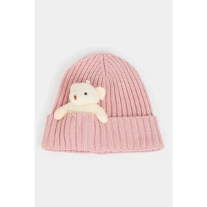 Defacto C7928A8PN10 Pembe Kız Çocuk Triko Bere