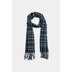 Defacto C8271AXNV240 Lacivert Erkek Kareli Dokuma Atkı