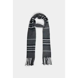 Defacto C8269AXAR195 Antrasit Erkek Kareli Dokuma Atkı