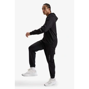 Defacto D3741AXBK81 Siyah DeFactoFit Standart Fit Üç Cepli Sporcu Jogger Eşofman Altı