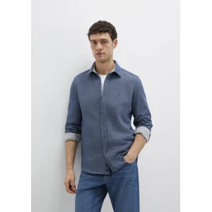 Mavi 0211763-70718 M Logo Nakışlı Lacivert Örme Gömlek