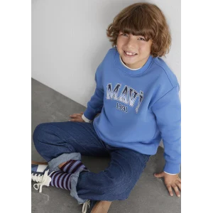 Mavi 6S10163-70724 Mavi Logo Bisiklet Yaka Mavi Sweatshirt