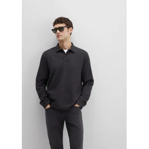 Mavi 0613041-80024 Antrasit Uzun Kollu İnterlok Tişört