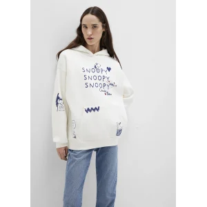 Mavi 1S10470-80194 Snoopy Baskılı Ekru Sweatshirt