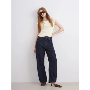 XSIDE İndigo Baggy Fit Kadın Jean Pantolon