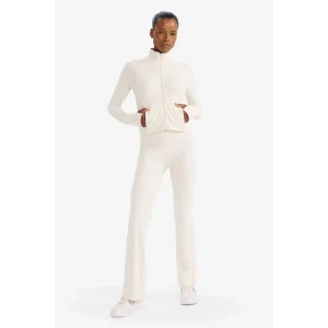 Defacto G4088AXBG721 Bej Flare Fit İspanyol Paça Uzun Sporcu Pantolon