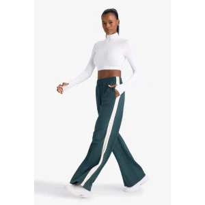 Defacto E8956AXGN1051 Yeşil Wide Leg Geniş Paça Standart Boy Soft Touch Modal Sporcu Pantolon