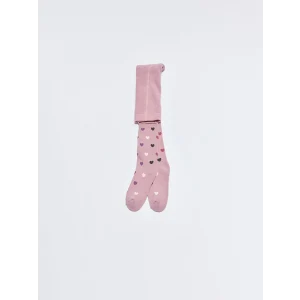 LCW Kids Pembe Desenli Kız Çocuk Kalın Havlu Külotlu Çorap