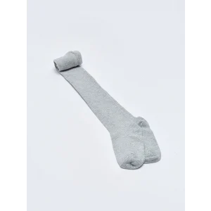 LCW Kids Gri Sim Detaylı Işıltılı Kız Çocuk Külotlu Çorap