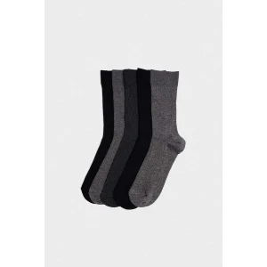 Defacto G6519AXGR2 Gri Erkek 5li Pamuklu Uzun Çorap